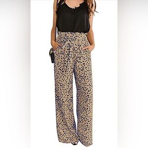 ECOWISH palazzo wide leg pants, NWOT